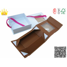 Folding Box with Ribbon/Foldable Box with Ribbon (MX052)